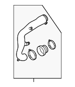 1K0129618BG - Air &amp; Fuel Delivery: Engine Air Intake Hose for Volkswagen Image