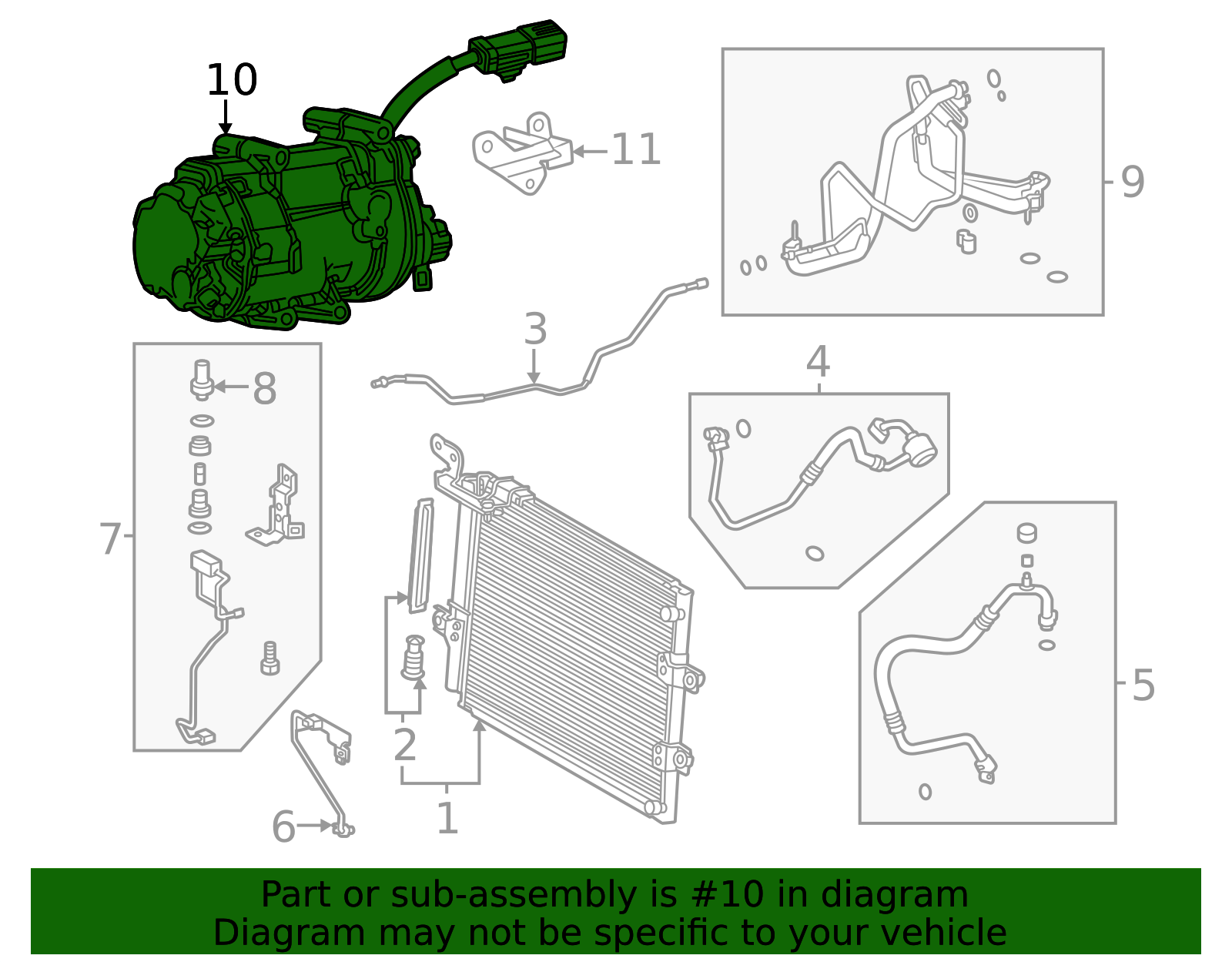 88370-60010 - 2024 Toyota Land Cruiser - Compressor | Conicelli Toyota