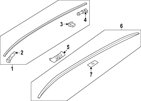 Exterior Trim - Roof for 2024 Mazda CX-90 #0