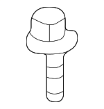 9010906122 - Body: Lower Retainer Bolt for Lexus: ES300, ES330 Image