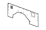 CK4Z6131013Q - Body: Lower Trim for Ford Image