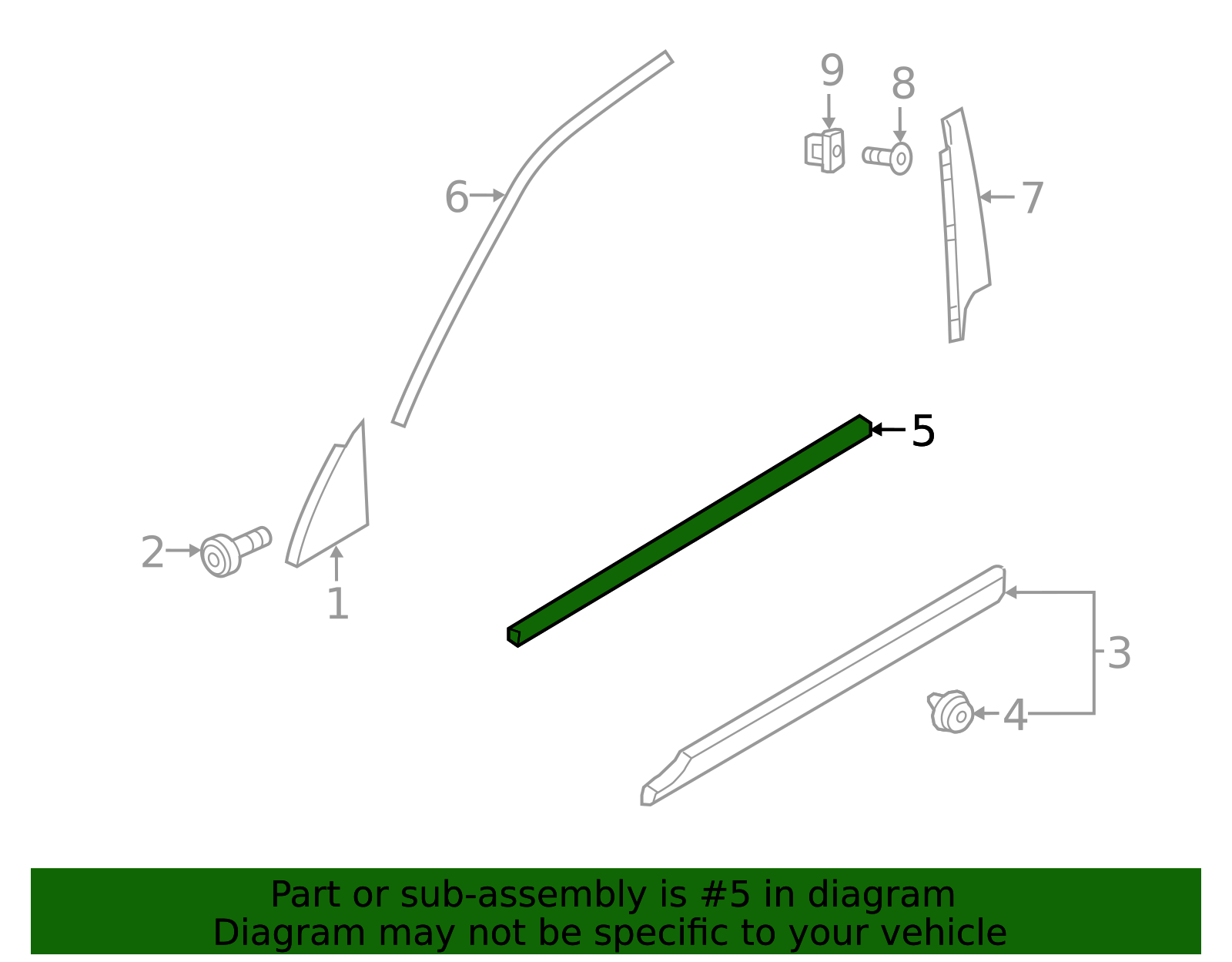 Door Belt Molding - OEM Water Seal & Trim Finish | AutoNation Parts