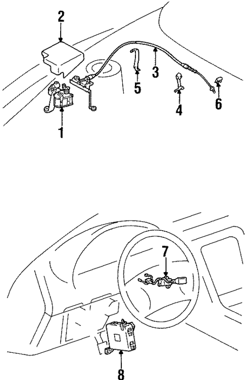 Cruise Control System for 1993 Lexus SC400 #0