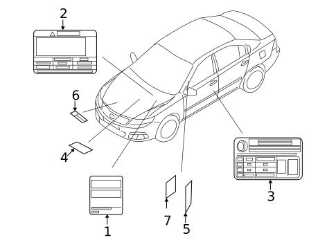 Labels for 2010 Kia Optima #0