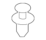 91505SJA003 - Body: Sight Shield Clip for Acura: ILX, RL Image