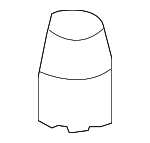 74175SJA000 - Body: Bumper for Acura: RDX, RL, RLX, TLX, TSX Image