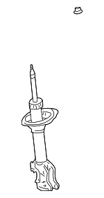 4852080064 - Suspension: Suspension Strut for Toyota: Prius Image