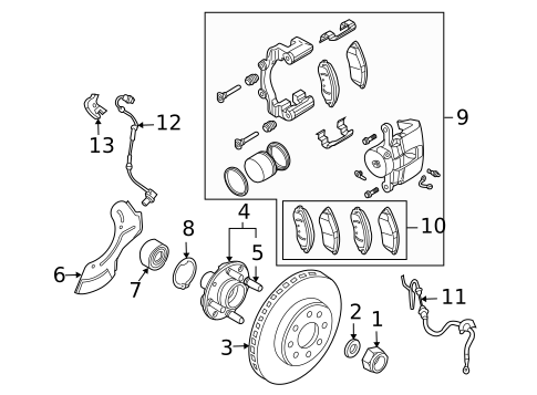 Brake Hydraulics for 2009 Pontiac G3 #0