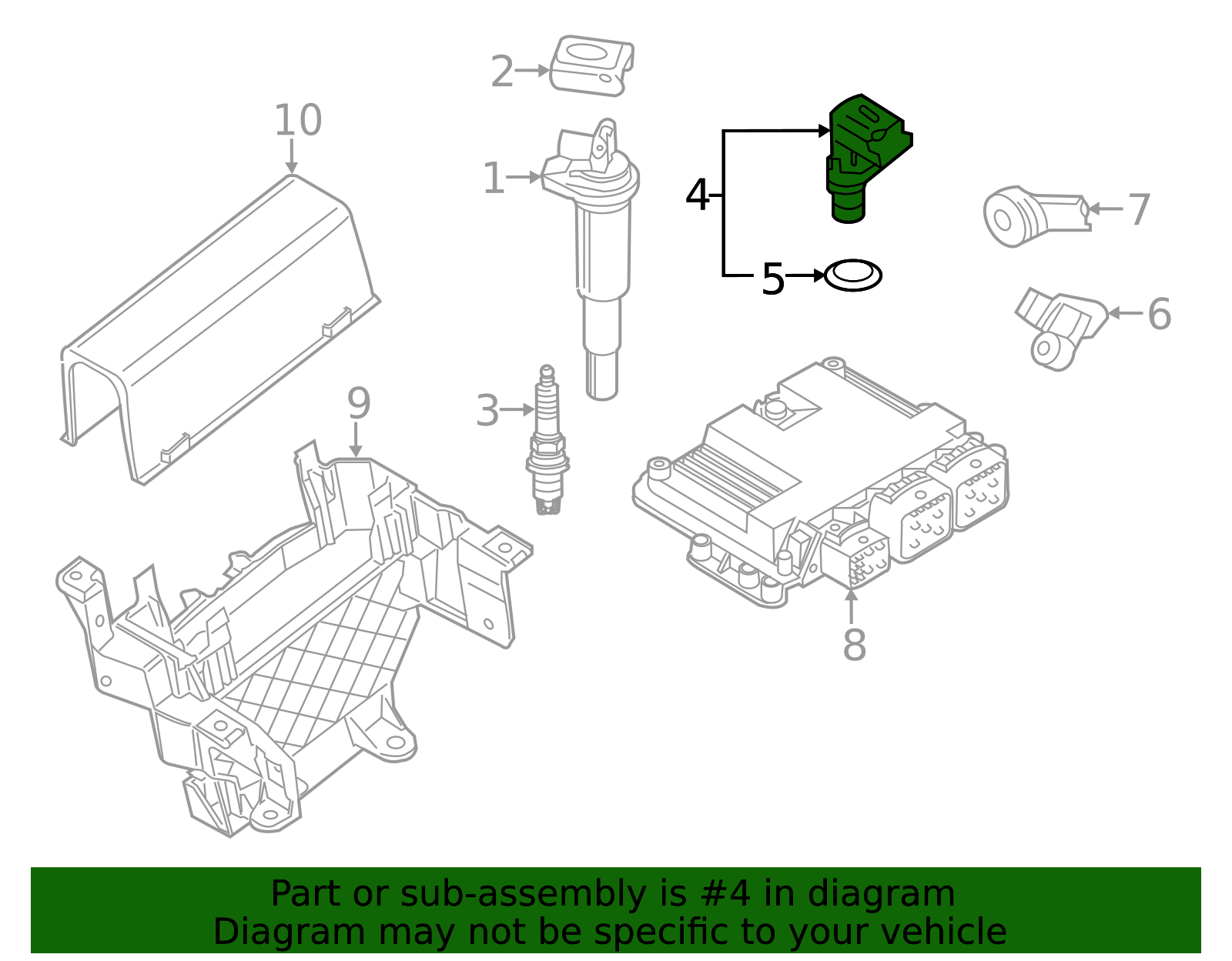 AT-mini PersonalⅡ Camshaft Position Sensor - 13627588095 | Genuine MINI | Mini Parts