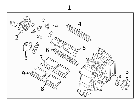 Controls for 2009 Kia Borrego #1