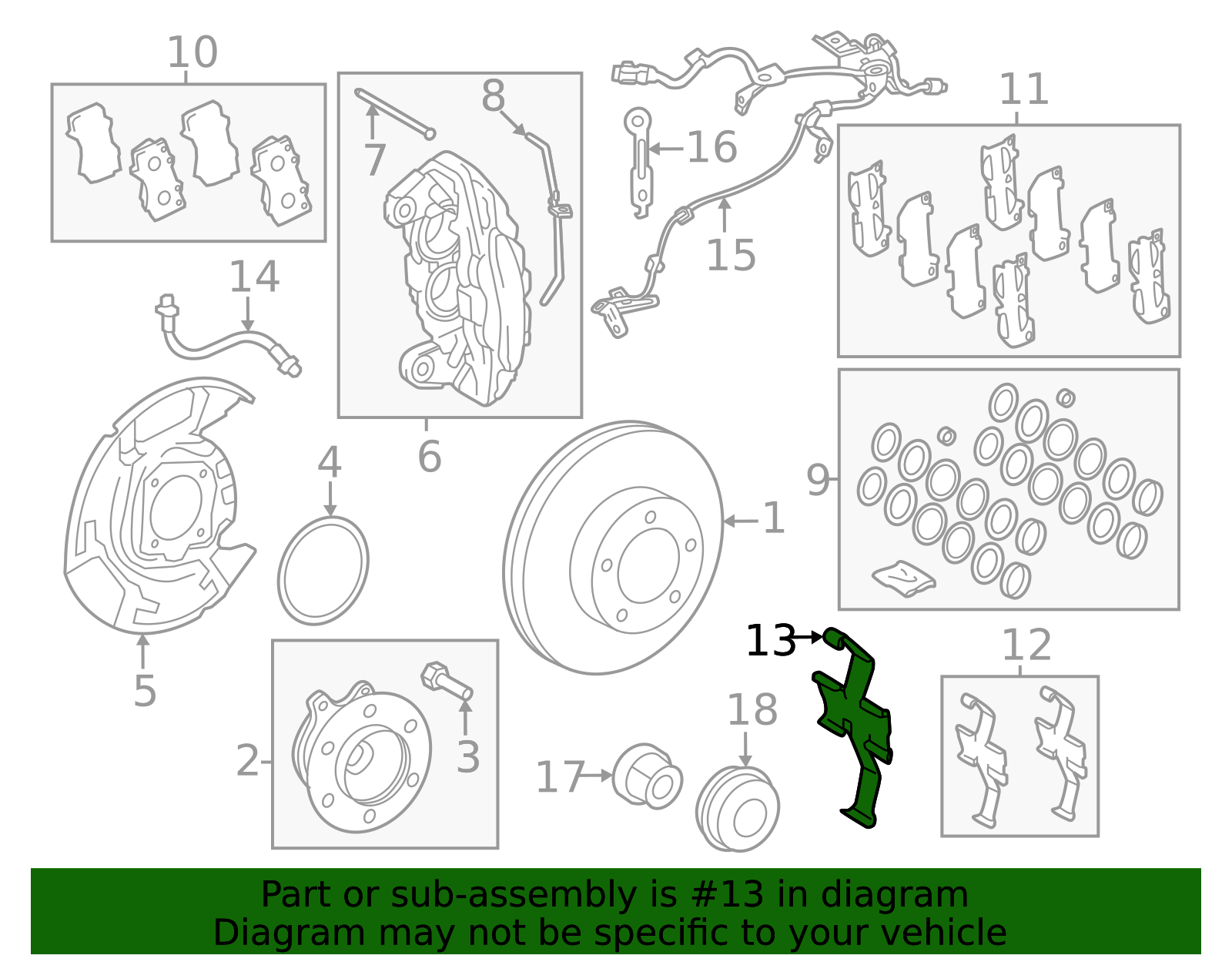 2000-2026 Toyota Disc Brake Anti-Rattle Clip 47748-0C010 | OEM
