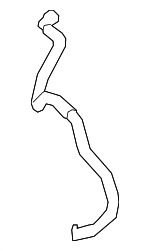 982317030C - Cooling System: Outlet Hose for Porsche: 718 Boxster, 718 Cayman Image