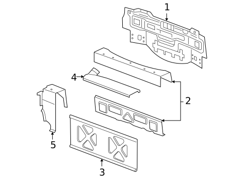 Rear Body for 2009 Pontiac G6 #0