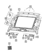 6LR03PS4AI - Interior Trim: Headliner for Jeep: Compass Image