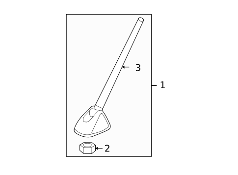 Antenna & Radio for 2009 Hyundai Tucson #0