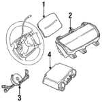 5266564 - : Air Bag Control Module for Saab: 900 Image