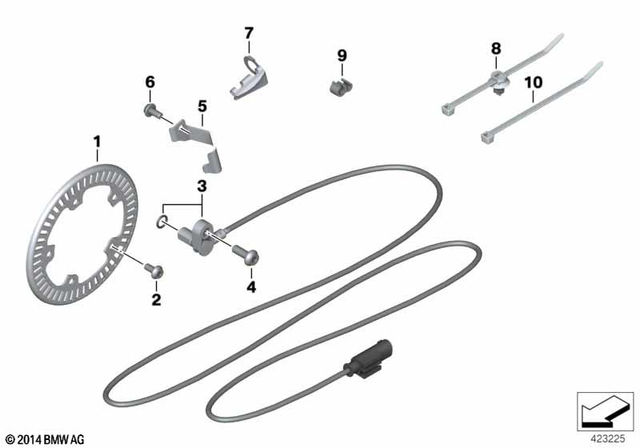 7129907403 - Brakes: Fillister-head screw for BMW-Motorrad Image