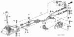 24600PYZ000 - Chassis: STAY, CHANGE WIRE for Honda Image