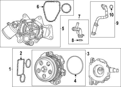 Water Pump for 2025 Ram 1500 #0