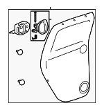 25796176 - : Door Trim Panel for Chevrolet: HHR Image