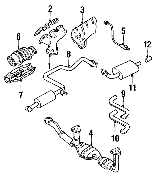 226914L003 - : Oxygen Sensor for Nissan: Maxima Image