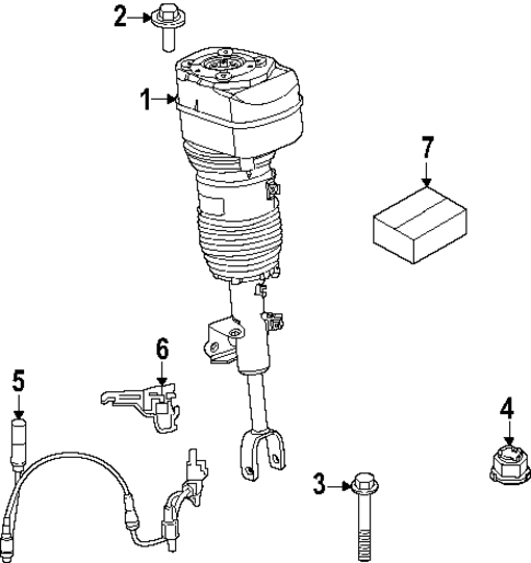 Struts & Components for 2024 BMW i7 #1