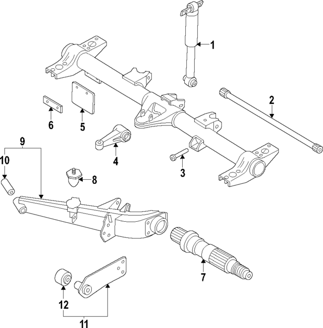 721047000 - : Trailing Arm Inner Bushing for Subaru Image