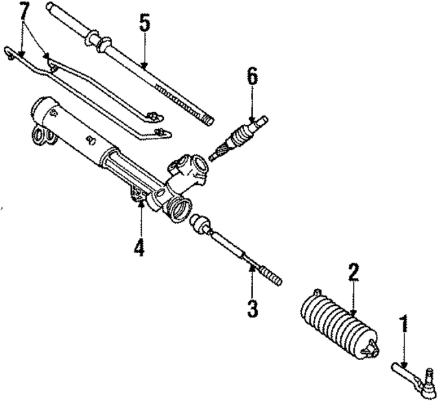 26063859 - : Outer Tie Rod for GM Image