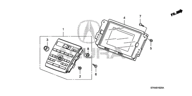 Switch Panel for 2007 Acura RDX #0