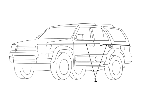 Stripe Tape for 1998 Toyota 4Runner #0