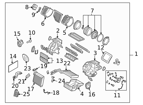 Condenser, Compressor & Lines for 2006 Mazda 5 #1