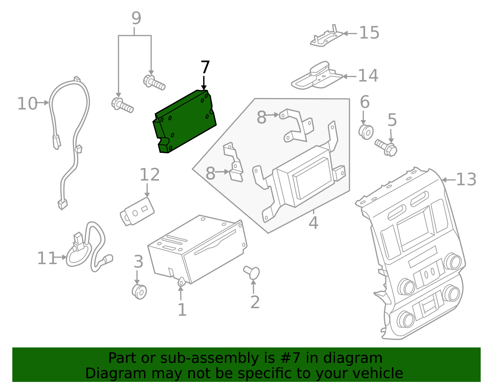 2015-2022 Ford | Module | FL3Z-14D212-RB | Walls' Ford Parts