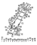 68534045AA - Frame, Bumper and Fascia: Chassis Frame Assembly for Ram: 3500 Image