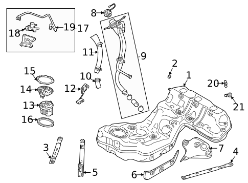 Hardware, Fasteners & Fittings for 2020 Audi A8 Quattro #2
