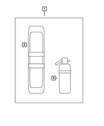 55352852AA - Wheels: Tool Set for Chrysler: 200, 300, Pacifica, PT Cruiser, Sebring, Town &amp; Country, Voyager | Dodge: Avenger, Caliber, Challenger, Charger, Dakota, Dart, Durango, Grand Caravan, Journey, Magnum, Neon, Nitro, Ram 1500, Ram 2500, Ram 3500, Stratus, Viper | Jeep: Cherokee, Commander, Compass, Gladiator, Grand Cherokee, Grand Cherokee L, Liberty, Patriot, Wrangler, Wrangler JK | Ram: 1500, 1500 Classic, 2500, 3500, C/V, Dakota Image