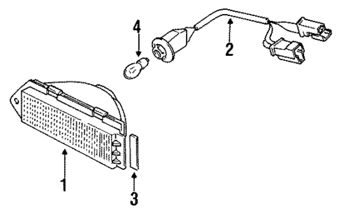 Park Lamps for 1986 Volkswagen Golf #0