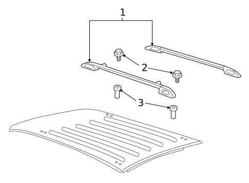 Luggage Carrier for 2005 Pontiac Montana #2