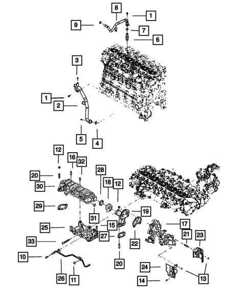 EGR Cooling System for 2011 Ram 2500 #0