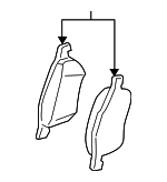 31277334 - : Brake Pads Front for Volvo Image