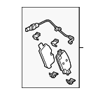 85140320 - Brakes: Brake Pads for Cadillac: Escalade, Escalade ESV | Chevrolet: Colorado, Silverado 1500, Silverado 1500 LTD, Suburban, Tahoe | GMC: Canyon, Sierra 1500, Sierra 1500 Limited, Yukon, Yukon XL Image