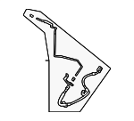 86568703 - Unclassified: Brake Hydraulic Hose for Cadillac: Escalade, Escalade ESV | Chevrolet: Suburban, Tahoe | GMC: Yukon, Yukon XL Image