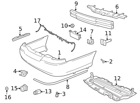 Parking Aid for 2008 Lincoln Town Car #0