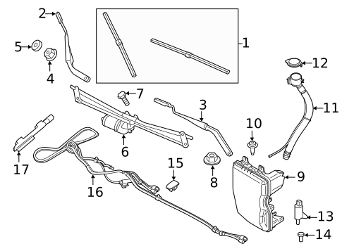 Wipers for 2024 Mini Cooper Countryman #0