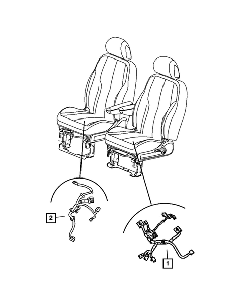 Wiring-Body & Accessories for 2005 Chrysler PT Cruiser #2