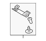 84634L1000 - Body: Front Panel Bracket for Hyundai Image
