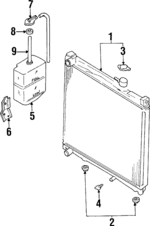 1793177E00 - Cooling System: Reservoir for Suzuki Image