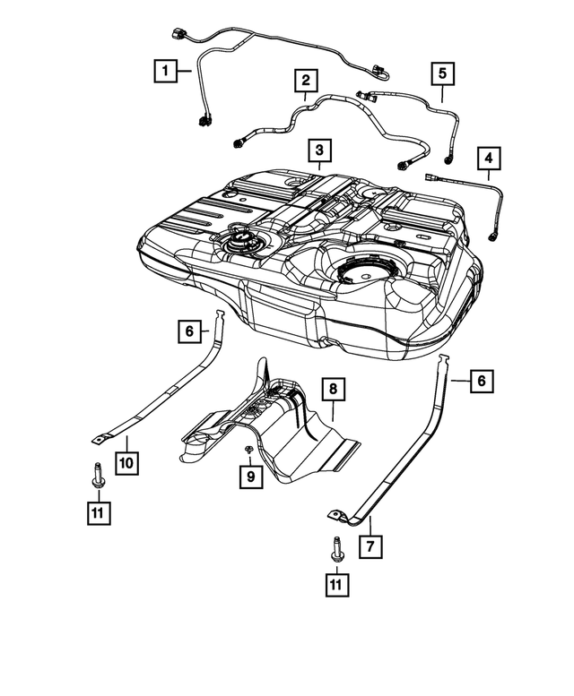4766087AC - Fuel: Fuel Supply Jumper for Mopar Image
