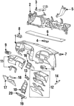 F4ZZ6106072D - Body: Latch for Ford: Thunderbird | Mercury: Cougar Image