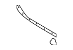 MR978111 - Body: Front Weather-strip for Mitsubishi: Outlander Image