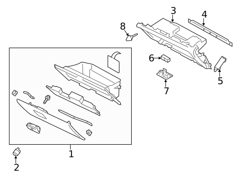 Instrument Panel for 2023 Subaru Crosstrek #1